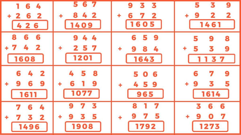 Three Digit Addition