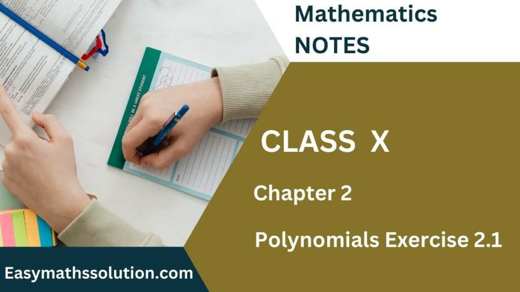 Polynomials Exercise 2.1